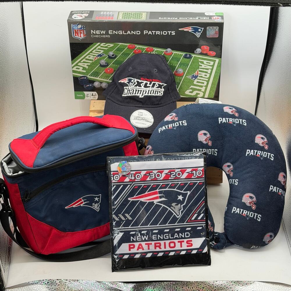 New England Patriots Multi-Item Fan Accessory Set - multiple Items